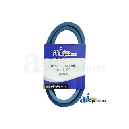 A & I Products Aramid Blue V-Belt (5/8" X 73" ) 10" x5" x1.2" A-B70K